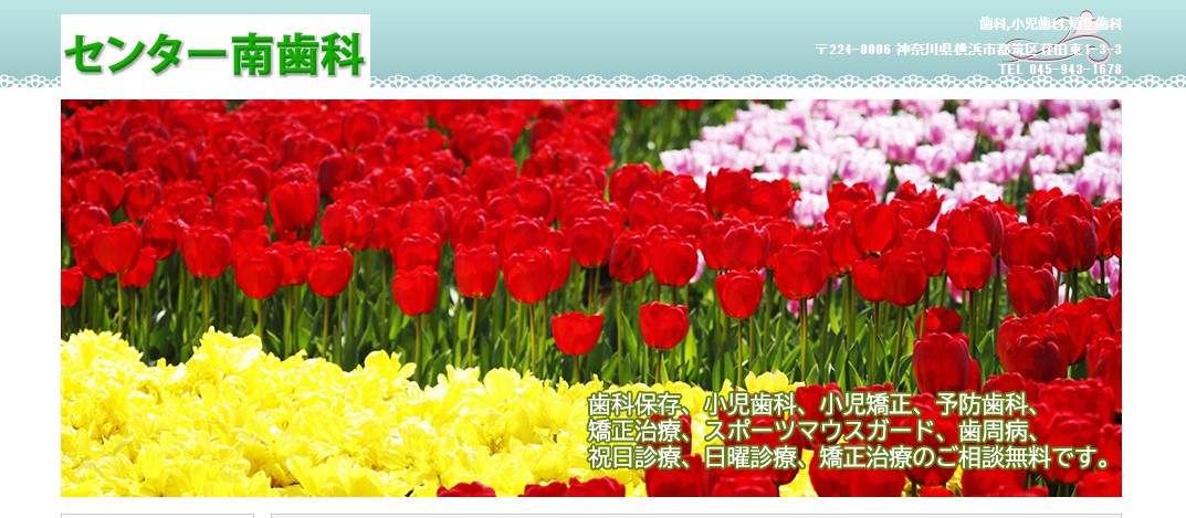 センター南歯科の公式サイト