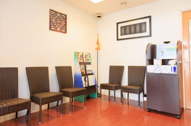 はまさき歯科クリニックの待合室
