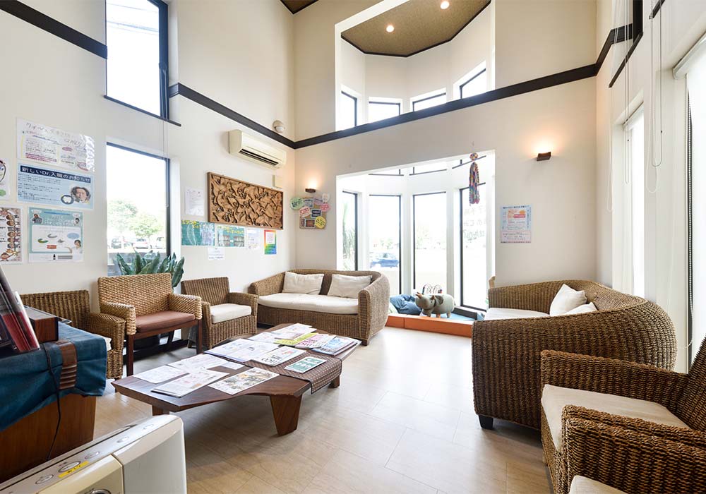 IS歯科の待合室とキッズスペース